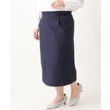 【大きいサイズ】さらさらストレッチタイトスカート | eur3 | 詳細画像3 