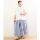 【大きいサイズ/a.v.v×eur3】撥水タックフレアスカート | eur3 | 詳細画像2 