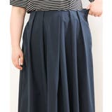 【大きいサイズ/a.v.v×eur3】撥水タックフレアスカート | eur3 | 詳細画像25 
