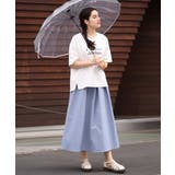 【大きいサイズ/a.v.v×eur3】撥水タックフレアスカート | eur3 | 詳細画像3 