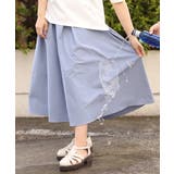 【大きいサイズ/a.v.v×eur3】撥水タックフレアスカート | eur3 | 詳細画像5 