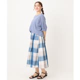 【大きいサイズ/a.v.v×eur3】ビックチェックタフタスカート | eur3 | 詳細画像12 