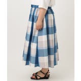 【大きいサイズ/a.v.v×eur3】ビックチェックタフタスカート | eur3 | 詳細画像15 