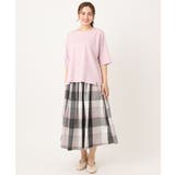 【大きいサイズ/a.v.v×eur3】ビックチェックタフタスカート | eur3 | 詳細画像4 