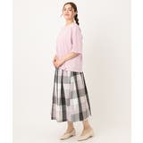 【大きいサイズ/a.v.v×eur3】ビックチェックタフタスカート | eur3 | 詳細画像5 