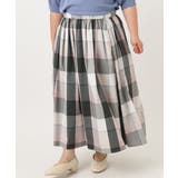 【大きいサイズ/a.v.v×eur3】ビックチェックタフタスカート | eur3 | 詳細画像7 