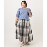 【大きいサイズ/a.v.v×eur3】ビックチェックタフタスカート | eur3 | 詳細画像8 