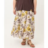 【大きいサイズ】フラワーフレアスカート | eur3 | 詳細画像6 