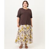 【大きいサイズ】フラワーフレアスカート | eur3 | 詳細画像9 