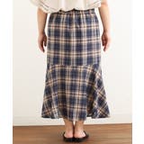 【大きいサイズ/a.v.v×eur3】チェック柄マーメイドスカート | eur3 | 詳細画像11