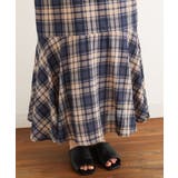 【大きいサイズ/a.v.v×eur3】チェック柄マーメイドスカート | eur3 | 詳細画像13