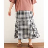 【大きいサイズ/a.v.v×eur3】チェック柄マーメイドスカート | eur3 | 詳細画像24