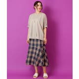 【大きいサイズ/a.v.v×eur3】チェック柄マーメイドスカート | eur3 | 詳細画像3