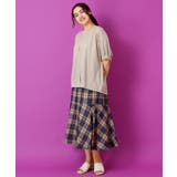 【大きいサイズ/a.v.v×eur3】チェック柄マーメイドスカート | eur3 | 詳細画像4
