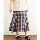 【大きいサイズ/a.v.v×eur3】チェック柄マーメイドスカート | eur3 | 詳細画像8