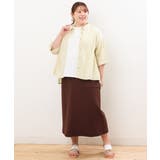 【大きいサイズ】カットジョーゼットタイトスカート | eur3 | 詳細画像18 