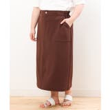 【大きいサイズ】カットジョーゼットタイトスカート | eur3 | 詳細画像7 