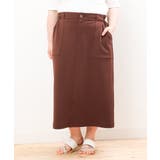 【大きいサイズ】カットジョーゼットタイトスカート | eur3 | 詳細画像8 