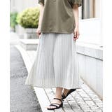 シルバー(96) | 【大きいサイズ】プリーツスカート | eur3