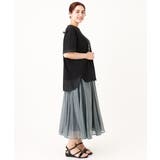 【大きいサイズ/a.v.v×eur3】シアーシャイニースカート | eur3 | 詳細画像17 