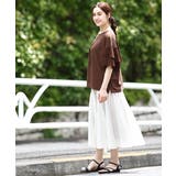 【大きいサイズ/a.v.v×eur3】シアーシャイニースカート | eur3 | 詳細画像4 