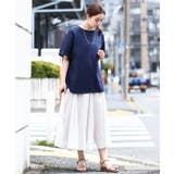 【大きいサイズ/a.v.v×eur3】シアーシャイニースカート | eur3 | 詳細画像5 