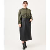 【大きいサイズ】フェイクレザータイトスカート | eur3 | 詳細画像20 