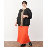 【大きいサイズ】リブカットタイトスカート | eur3 | 詳細画像26 