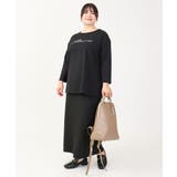 【大きいサイズ】リブカットタイトスカート | eur3 | 詳細画像38 