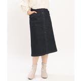 【大きいサイズ】フロントボタンタイトスカート | eur3 | 詳細画像2 