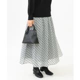 【大きいサイズ】フロッキードットシアースカート | eur3 | 詳細画像1 