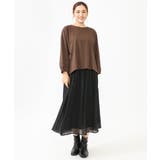 【大きいサイズ】フロッキードットシアースカート | eur3 | 詳細画像18 