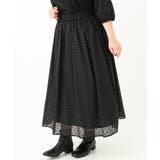 【大きいサイズ】フロッキードットシアースカート | eur3 | 詳細画像24 