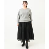 【大きいサイズ】フロッキードットシアースカート | eur3 | 詳細画像26 