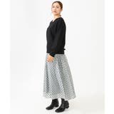 【大きいサイズ】フロッキードットシアースカート | eur3 | 詳細画像4 