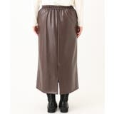 【大きいサイズ】フェイクレザースカート | eur3 | 詳細画像6 