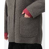 【大きいサイズ】ループブークレリバーシブルコート | eur3 | 詳細画像17 