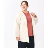 【大きいサイズ】ループブークレリバーシブルコート | eur3 | 詳細画像2 