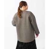 【大きいサイズ】ループブークレリバーシブルコート | eur3 | 詳細画像24 