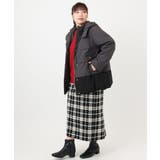 【大きいサイズ】異素材ショートダウンジャケット | eur3 | 詳細画像16 