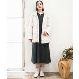 【大きいサイズ】異素材ショートダウンジャケット | eur3 | 詳細画像4 