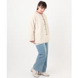 【大きいサイズ】ブークレノーカラージャケット | eur3 | 詳細画像18