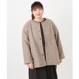 【大きいサイズ】ブークレノーカラージャケット | eur3 | 詳細画像22