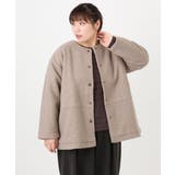 【大きいサイズ】ブークレノーカラージャケット | eur3 | 詳細画像23