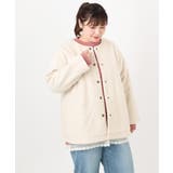 【大きいサイズ】ブークレノーカラージャケット | eur3 | 詳細画像5