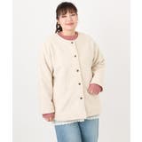 【大きいサイズ】ブークレノーカラージャケット | eur3 | 詳細画像7