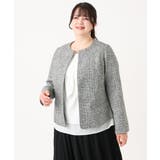 ノーカラーツイードジャケット | eur3 | 詳細画像14