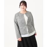 ノーカラーツイードジャケット | eur3 | 詳細画像16