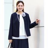 ノーカラーツイードジャケット | eur3 | 詳細画像3