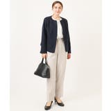 【大きいサイズ】ノーカラーツイードジャケット | eur3 | 詳細画像12 